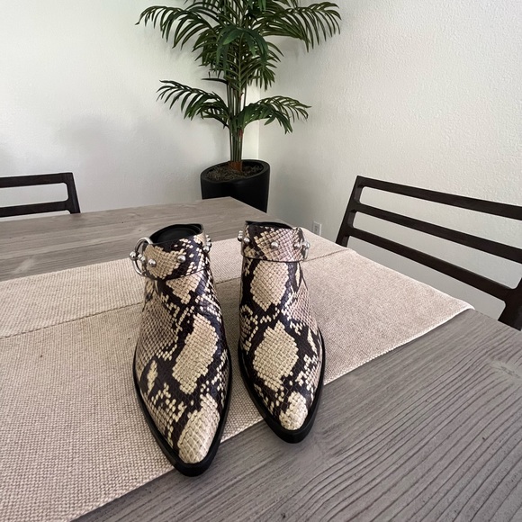 FINAL SALE-Rebecca Minkoff- Sallest Too block heel Mules  size 10 - Picture 5 of 8